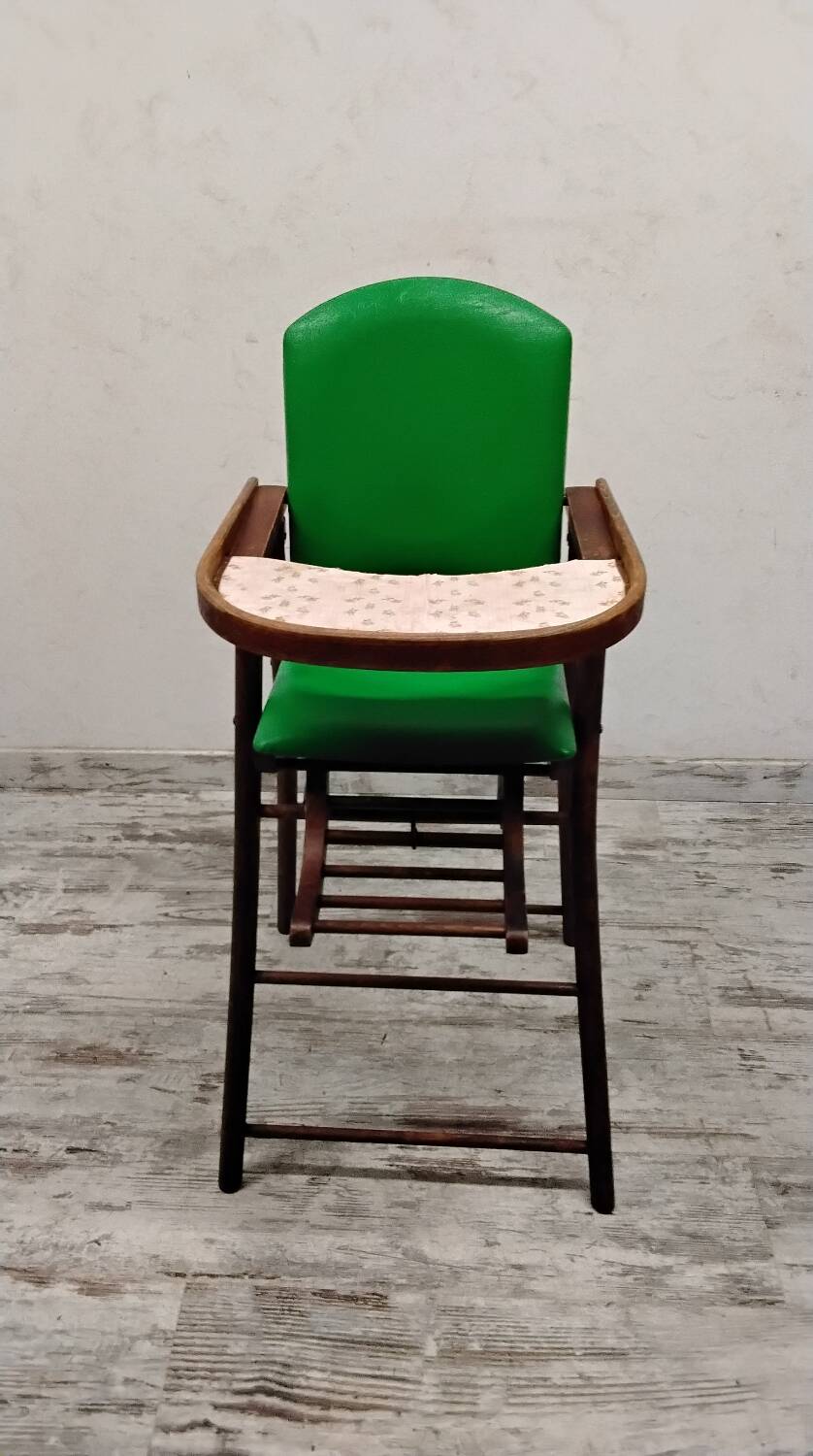 Vintage children's high chair