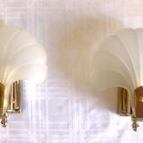 Pair of shell sconces