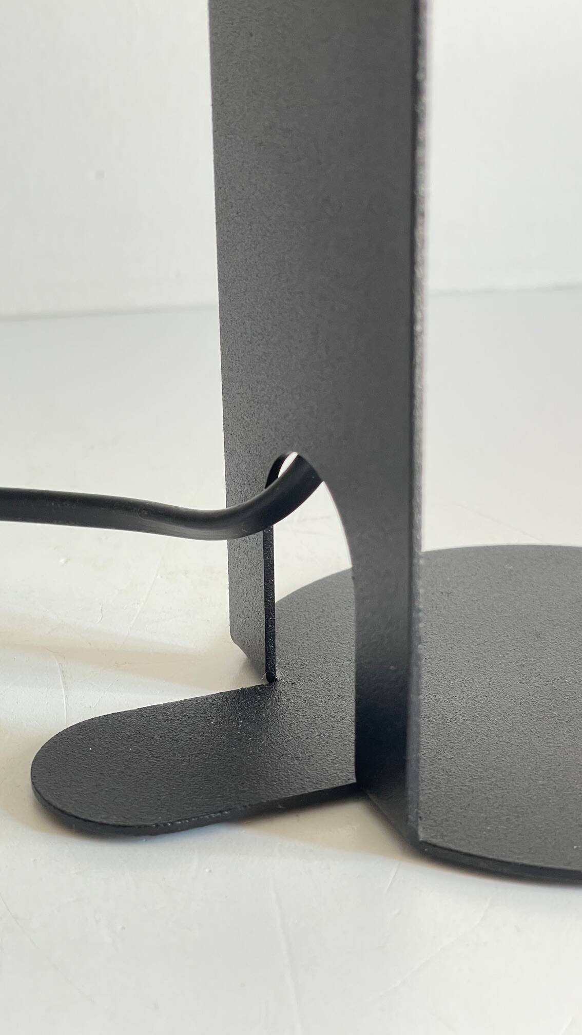 Steel and fabric lamp by madura