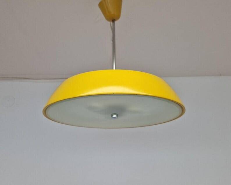 Midcentury Rare UFO Pendant Napako, 1970s
