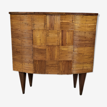 Bar counter rattan