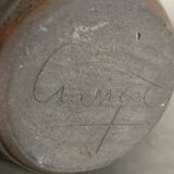 Vase ball in Crancot enamelled sandstone