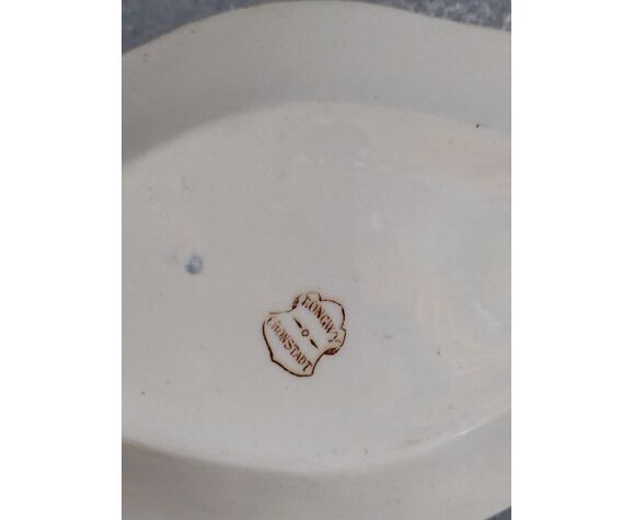 Set of four raviers in old French earthenware