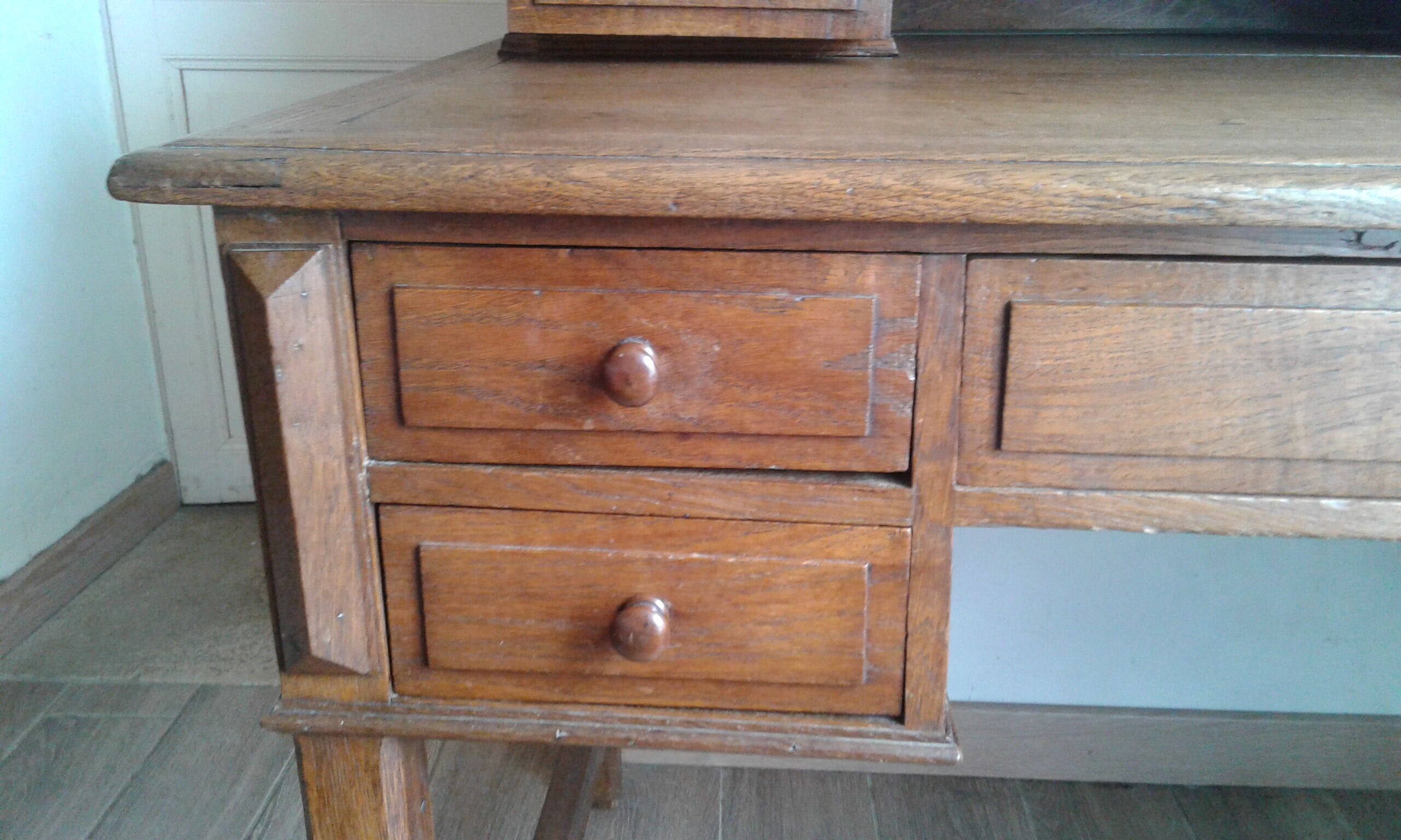 Oak desk from the 1950s