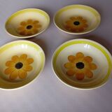 7 Gien "Sun" soup plates