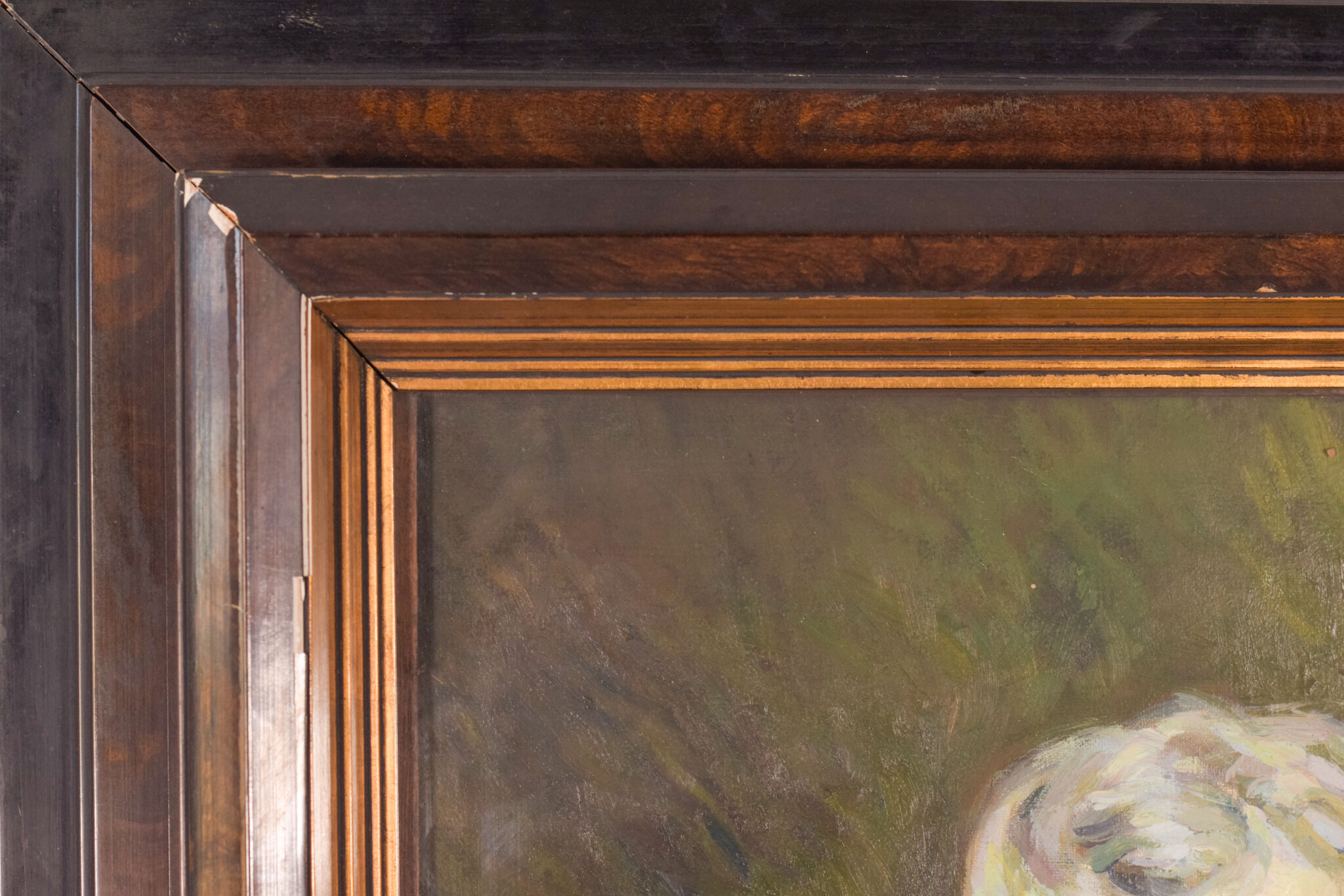 Portrait of a lady - oil on canvas