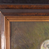 Portrait d’une dame - huile sur toile