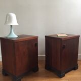 Pair of art deco nightstands