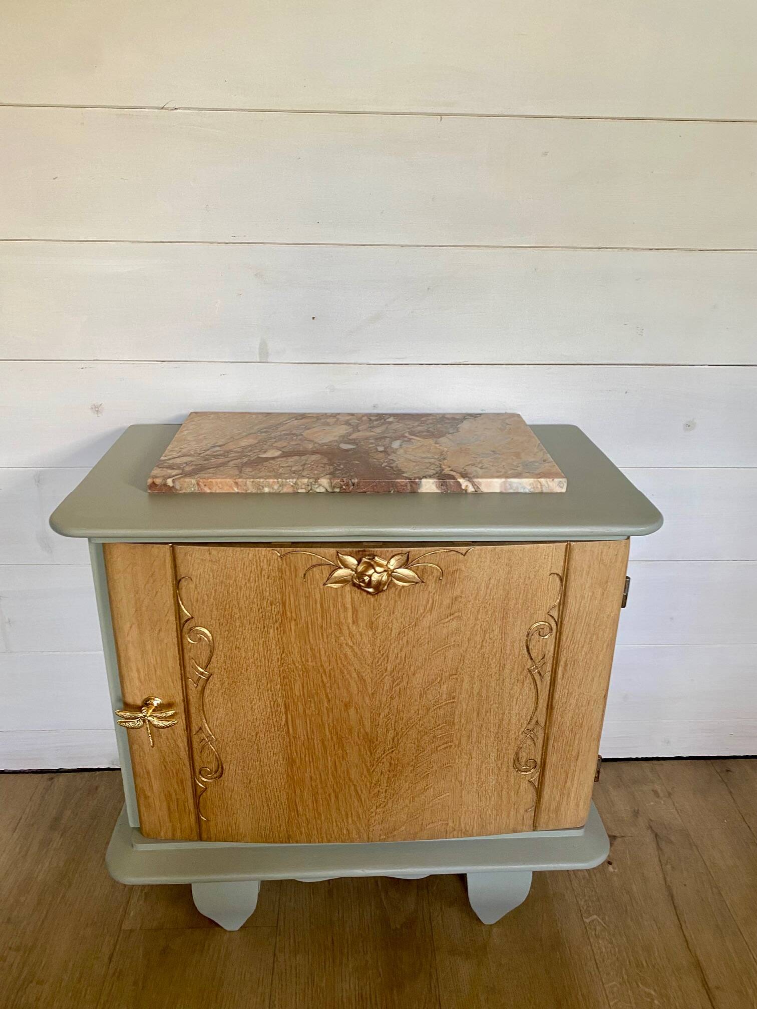 Revamped Art Deco bedside table