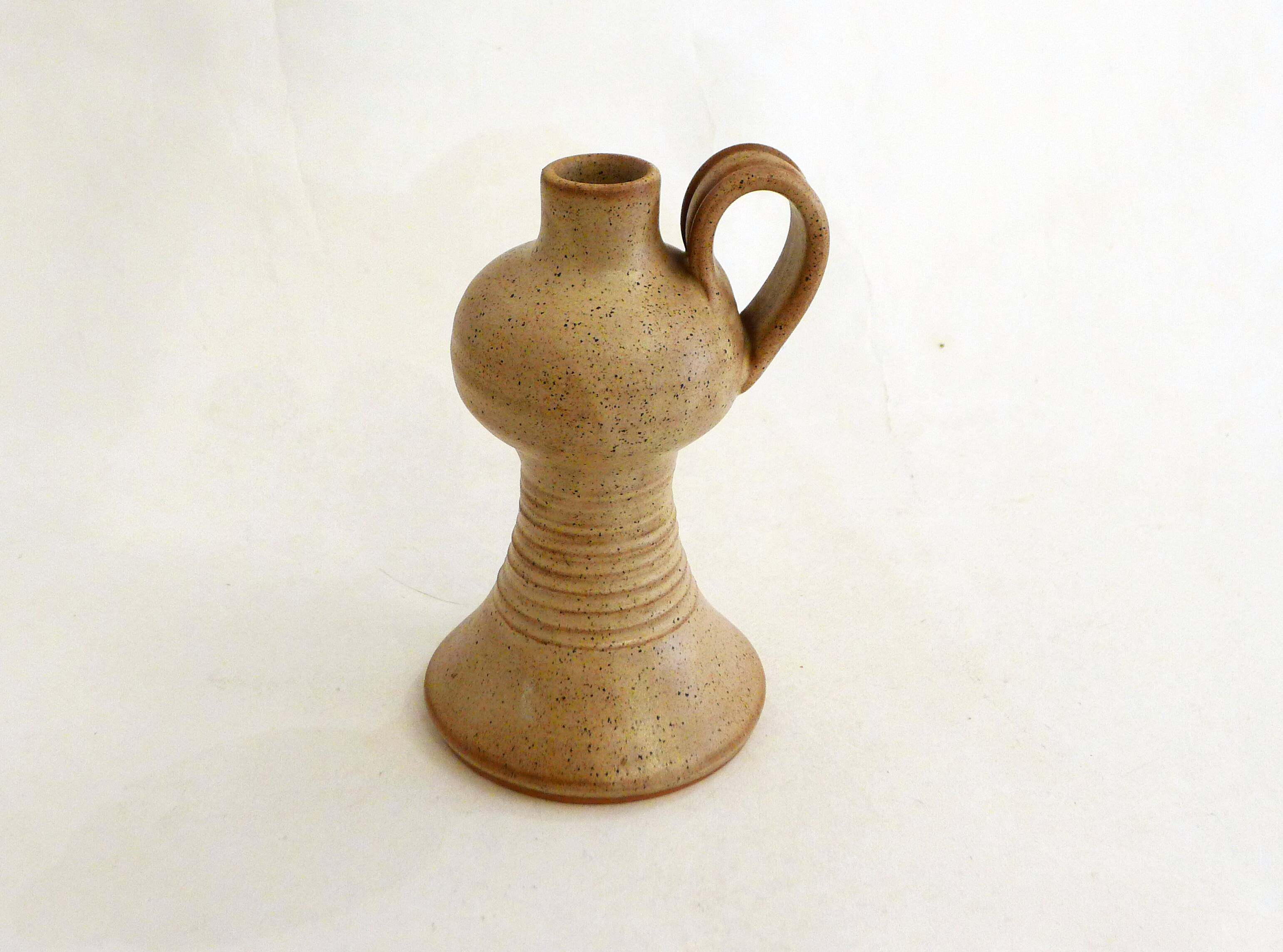 Pichet bouteille en grès Vallauris