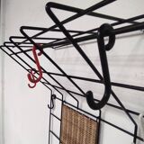 Wall-mounted coat rack, 1960