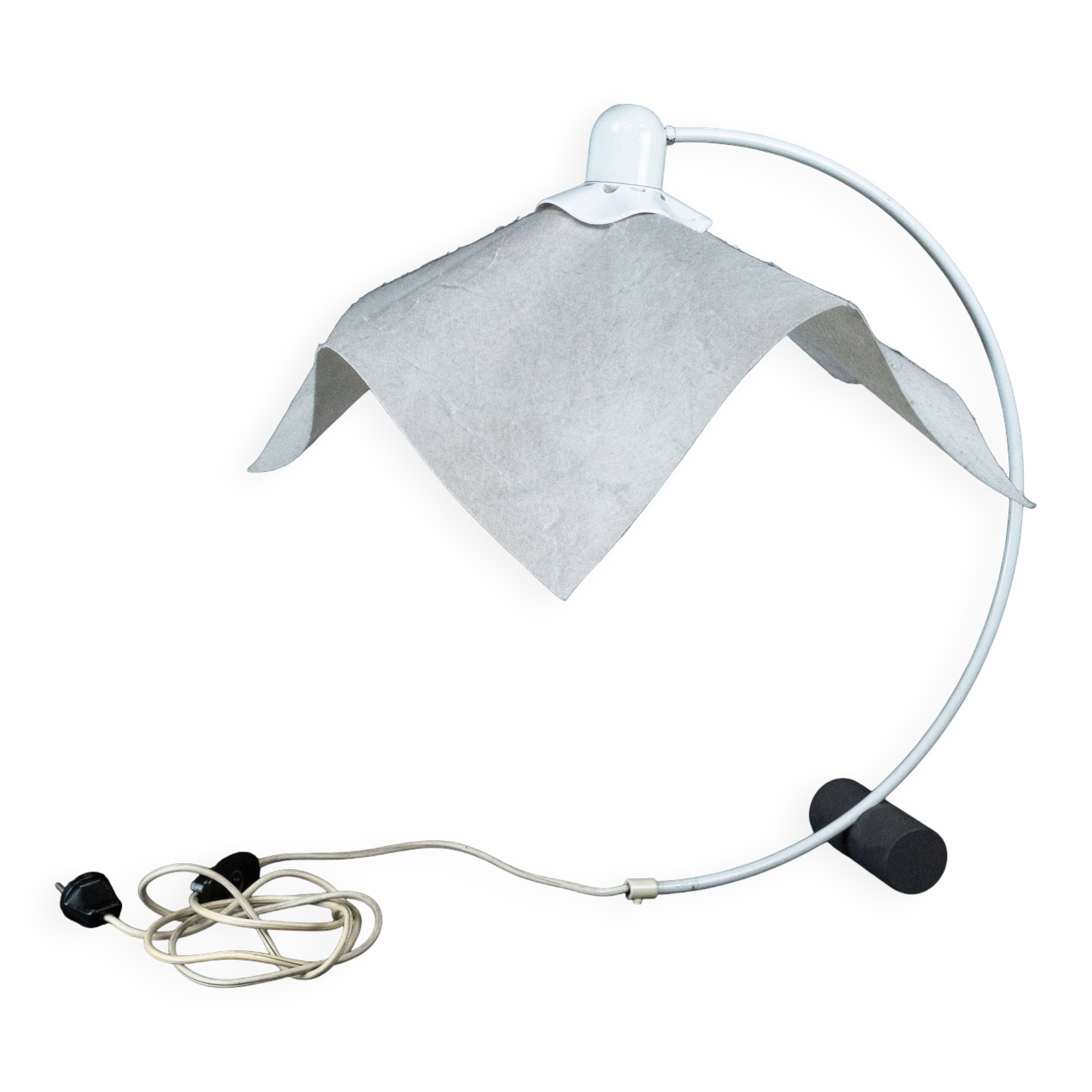 Vintage Area Curva Lamp by Mario Bellini. Italy 1970s