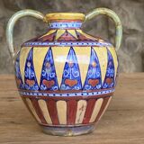 Paolo Rubboli iridescent vase