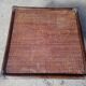 Table basse rotin carrée vintage 1970
