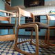 Suite 4 chairs Baumann sled