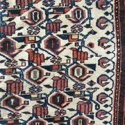 Carpet old persian kurdish done hand 117 x 185 cm