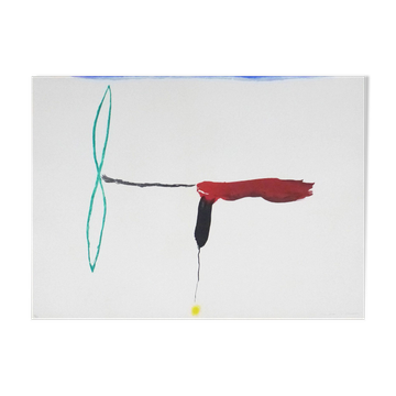 Gravure originale signée Riera I Arago Jose Maria, Avión hélice verde, 2010