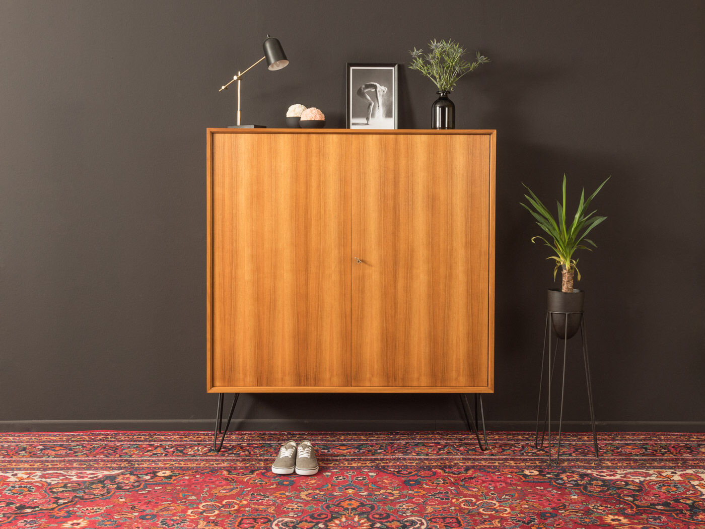 Armoire à chaussures des années 1950