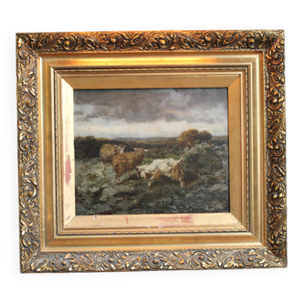 Antique oil painting