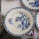 6 deep plates from Gien Chardon series