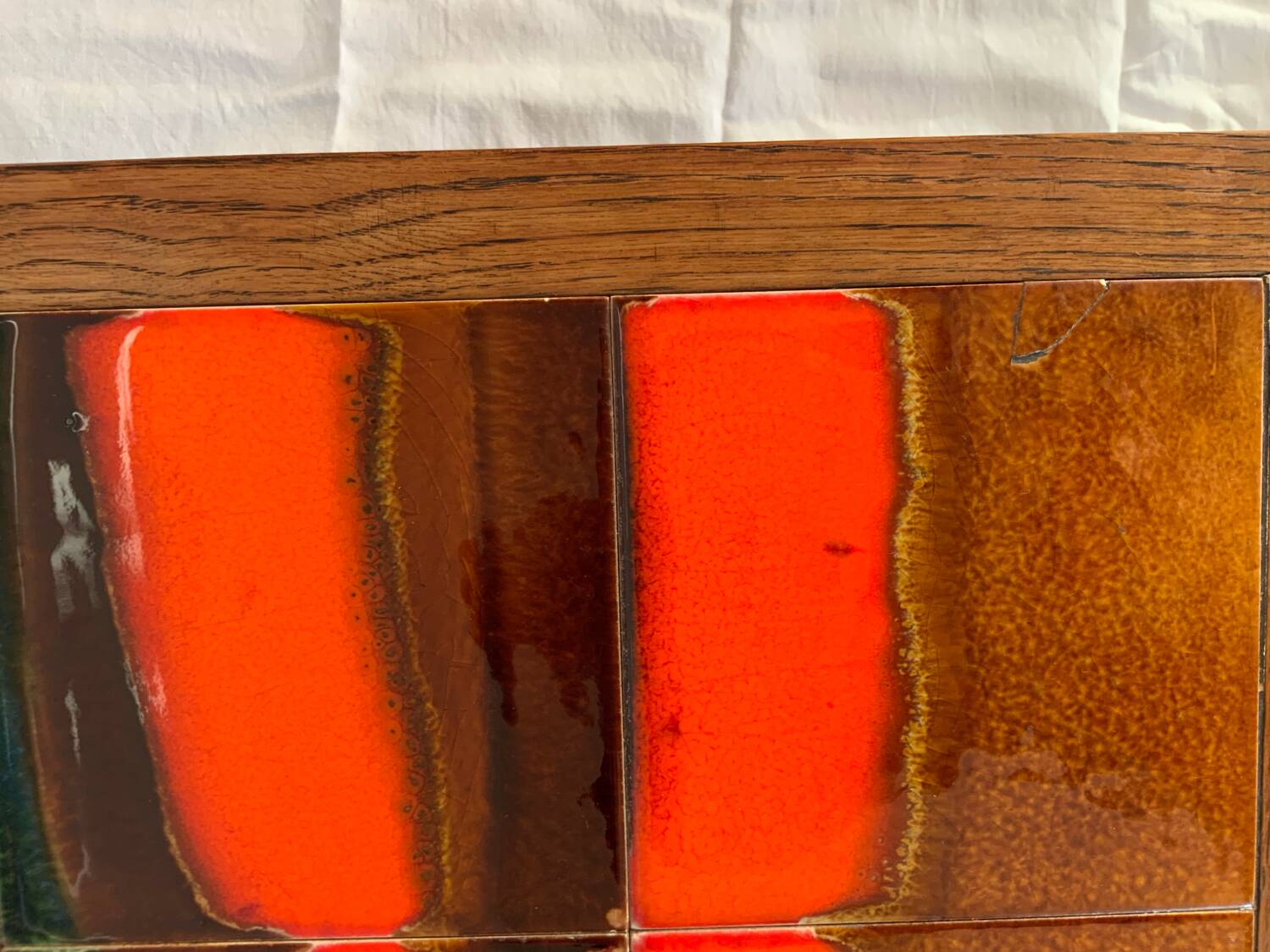 Ceramic and glass coffee table