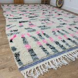 Handmade wool Berber rug 284 X 194 CM