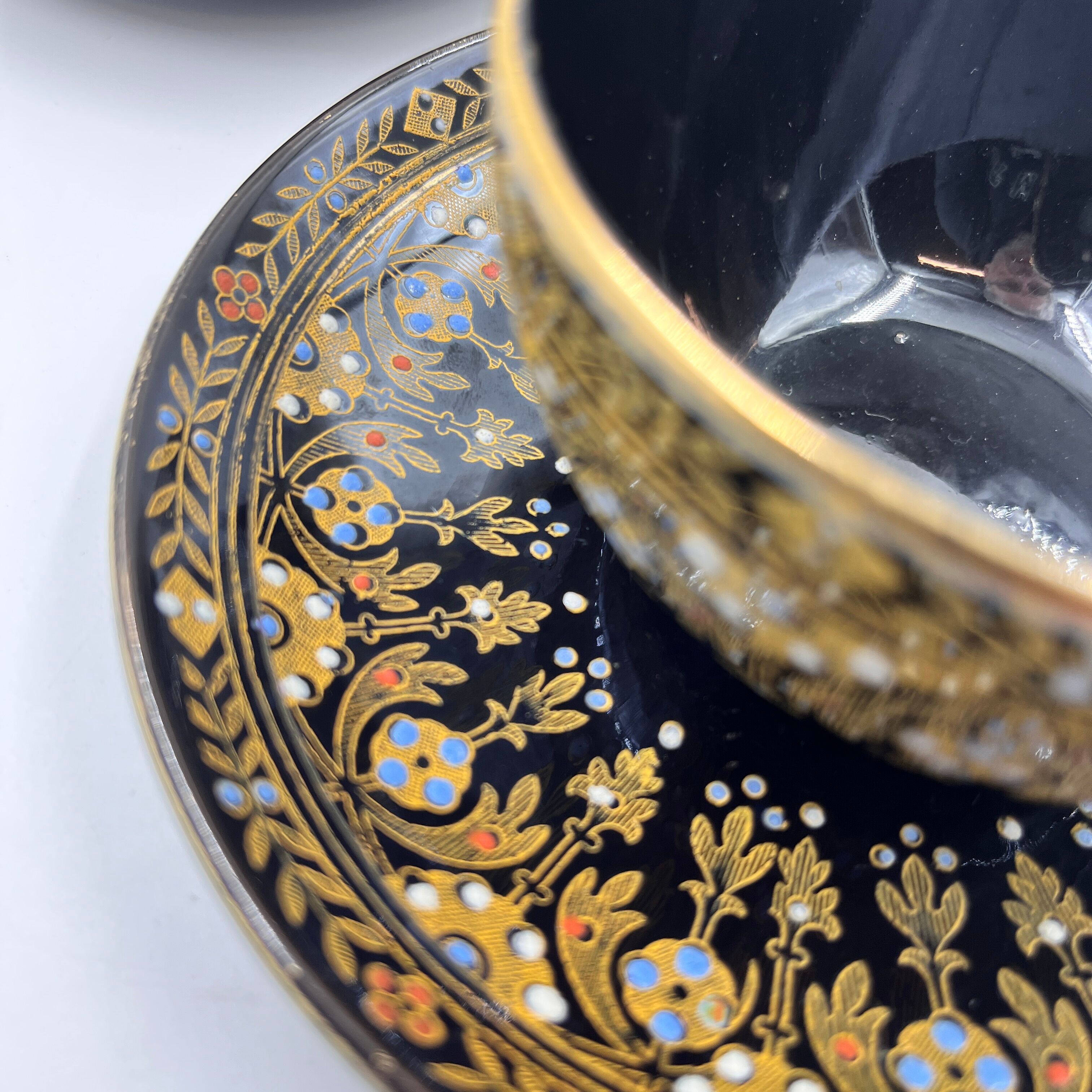 Tea service Sarreguemines Rockingham