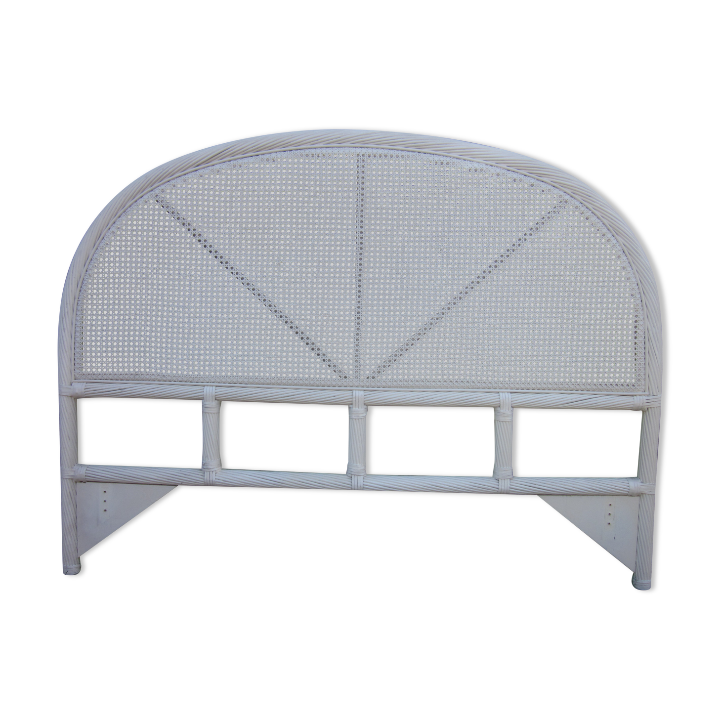 Rattan headboard and canning