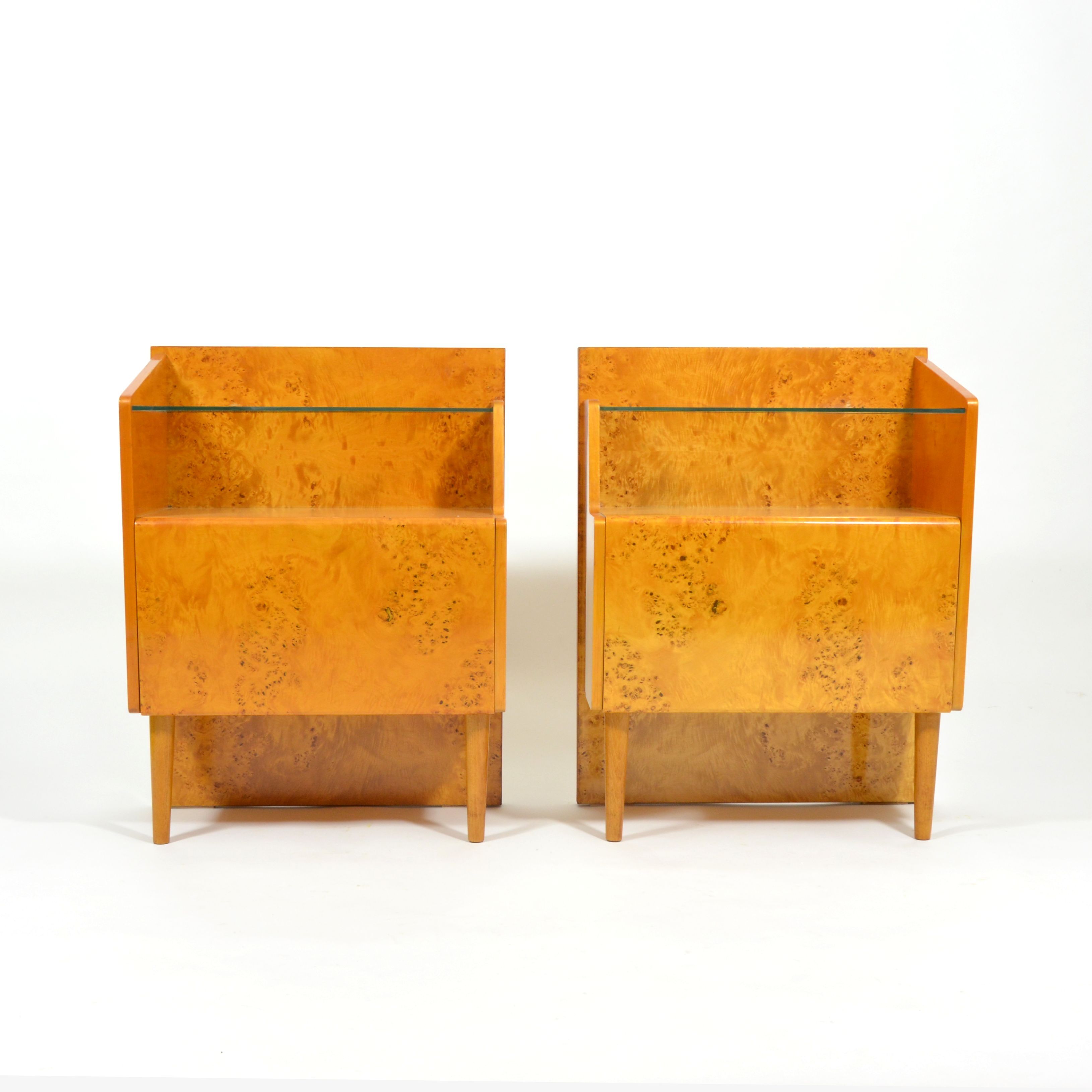 Vintage bohemian bedside tables 1960