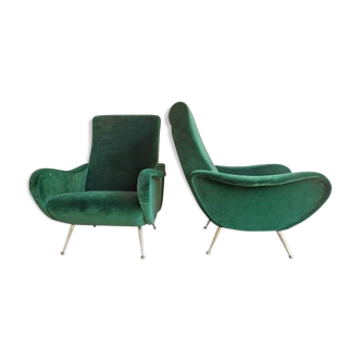 Pair of Italian armchairs