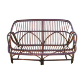 Rattan bench