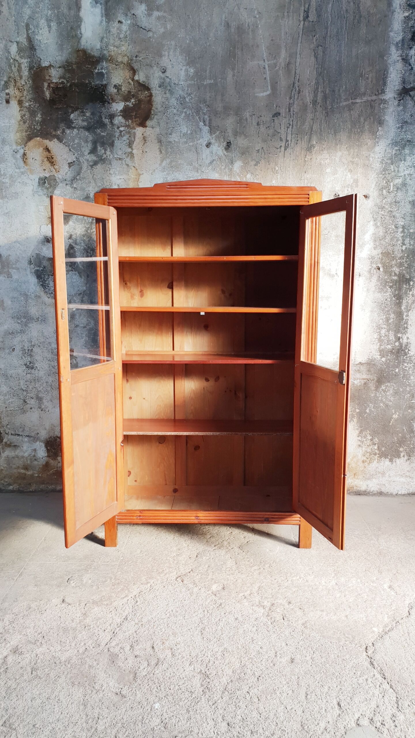 Vintage glazed wardrobe