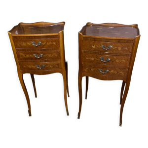 Paire de tables de chevet