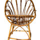 Set of 8 rattan armchairs from the 1960s, France.