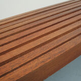 60s teak bench