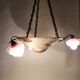 Art deco marble pendant chandelier