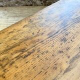 Pine and oak + walnut farmhouse table 1950