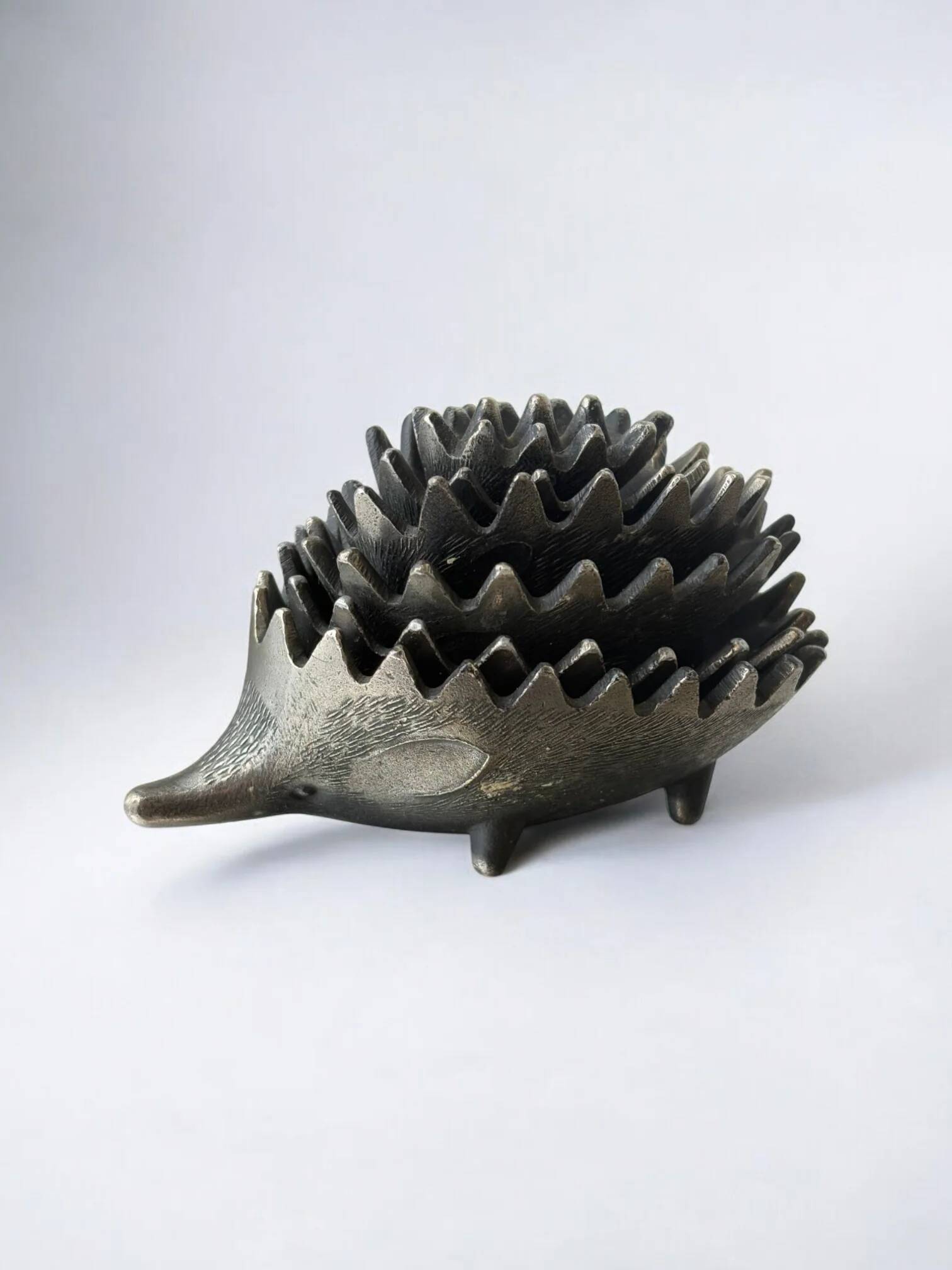 Stackable hedgehog ashtray set by Walter Bosse for Hertha Baller, Austria, 1950