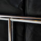 Fauteuil en cuir LC3 de Le Corbusier pour Cassina