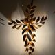 Hans Kögl. Wall lamp/ceiling lamp, 'Pioggia D'oro', Germany, 1960s.