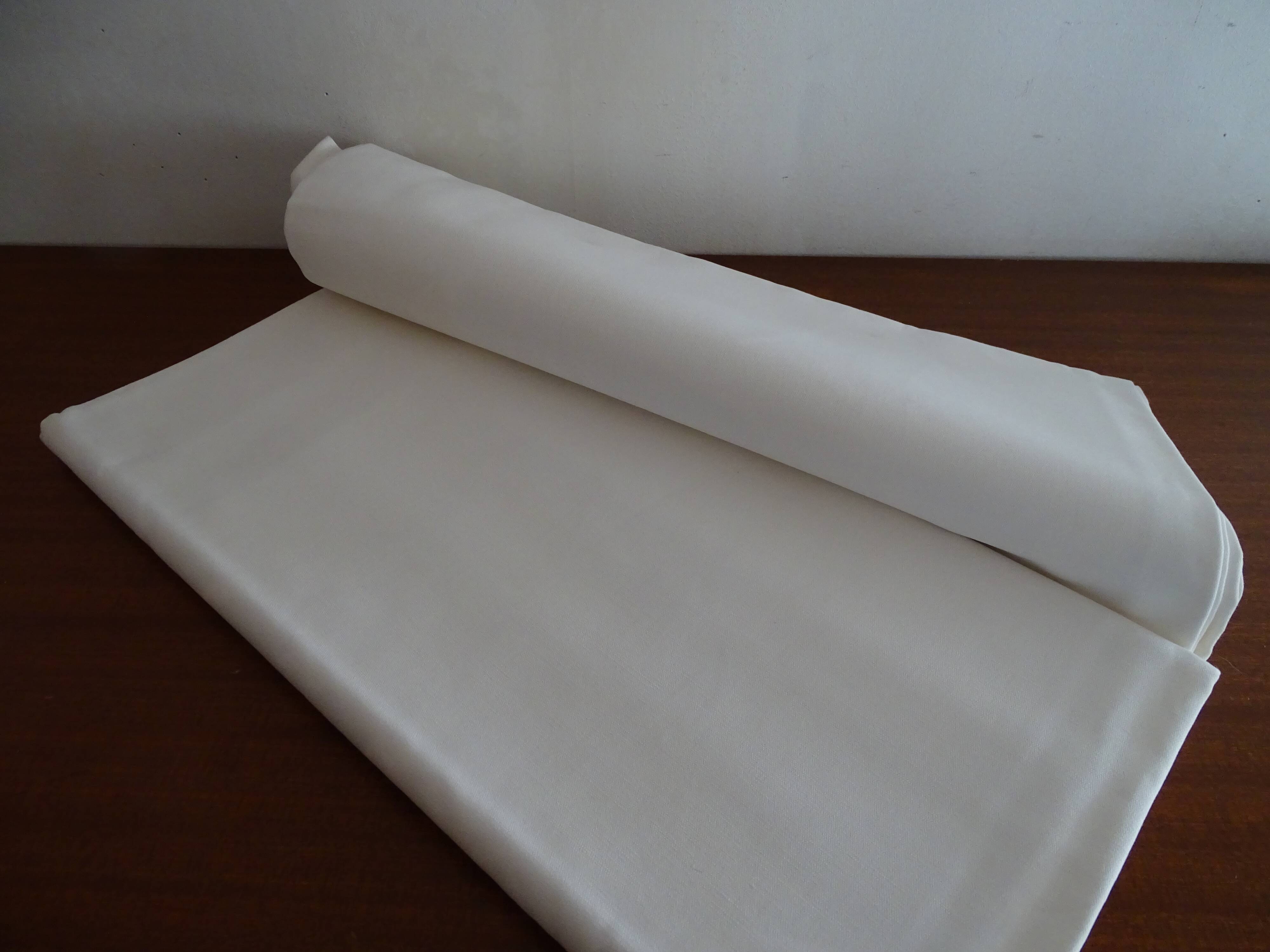 Flat sheet pure weft linen cotton 310 x 220 new period labels