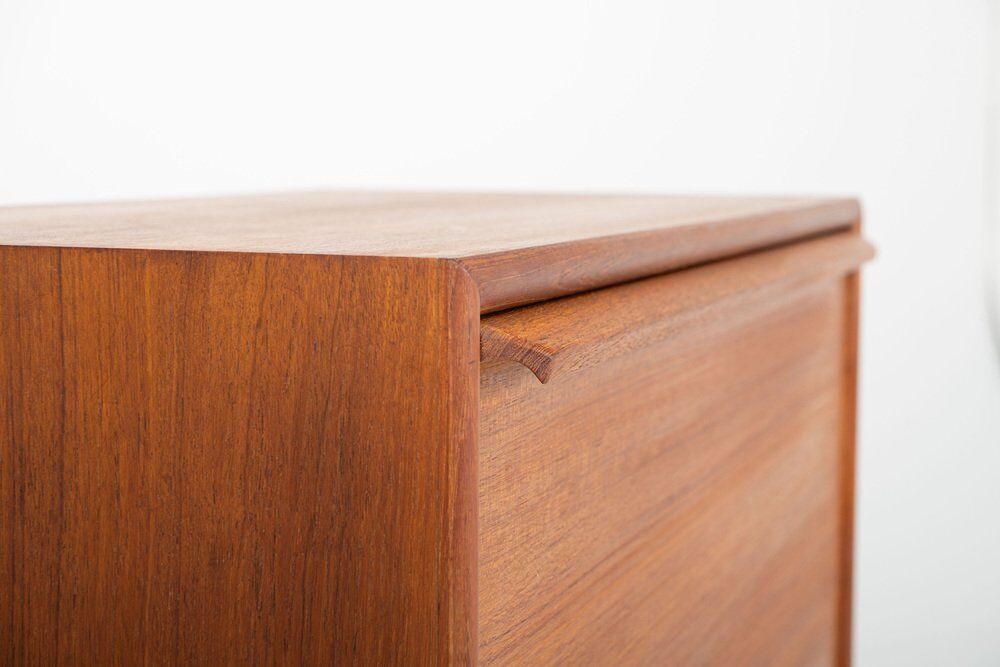 Teak shoe cabinet by G.V. Møbler, 1960s