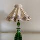 Lampe cristal émeraude Art Déco