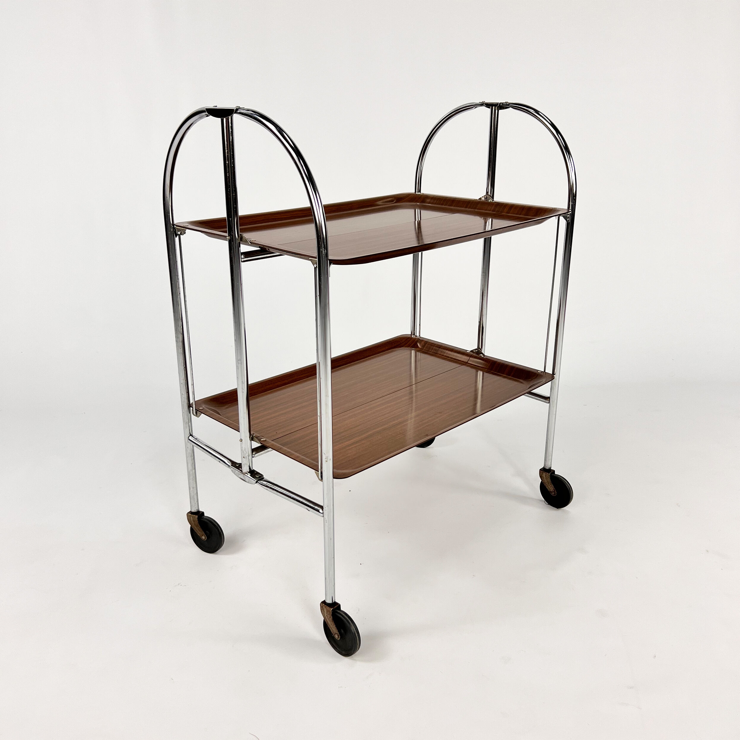 Vintage serving trolley, 1950s