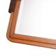 Dutch Art Deco Wall Mirror, Oak Frame, Amsterdamse School, 1920s
