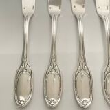 6 Marie-Antoinette Fish Knives - Christofle, Silver-Plated Metal