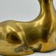 Vintage brass doe