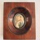 Antique Miniature Napoleon Bonaparte Empire Mahogany Frame Collector's Item