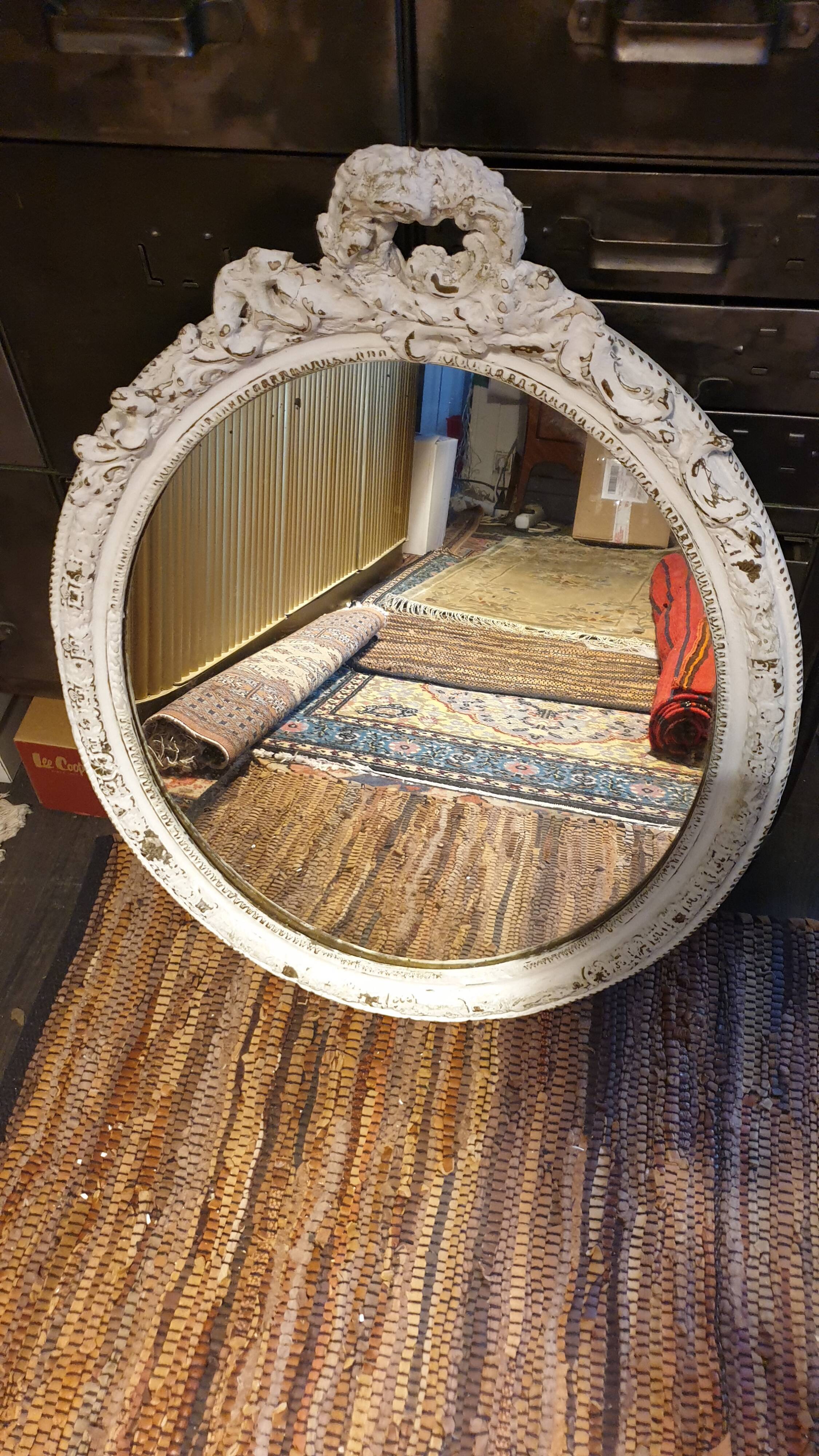 Miroir ovale Louis XVI 56x72cm