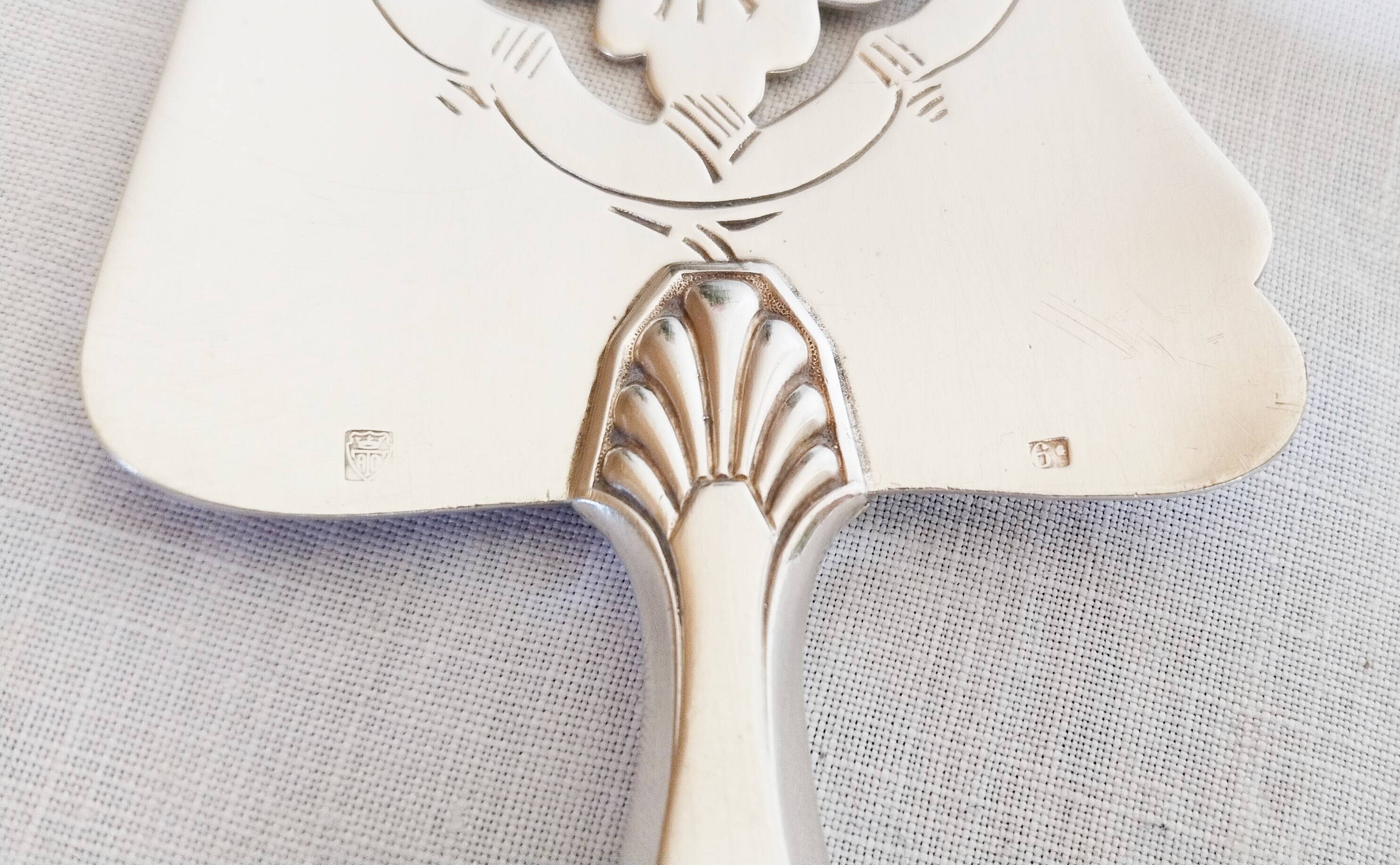 Silver Pie Server, Cake Serving Spoon